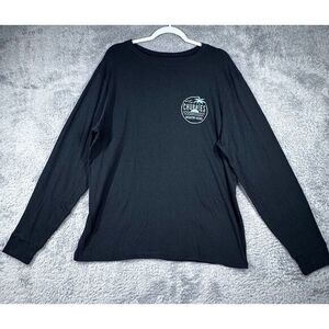 Chubbies T-Shirt Mens Black‎  XL Long Sleeve Weekend Goods  Beach Graphic Log